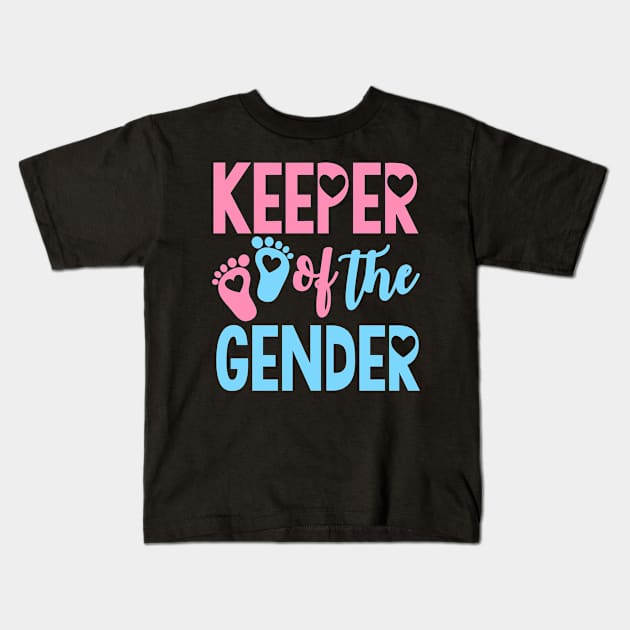 Gender Reveal Keeper of the Gender Kids T-Shirt by CreativeShirt